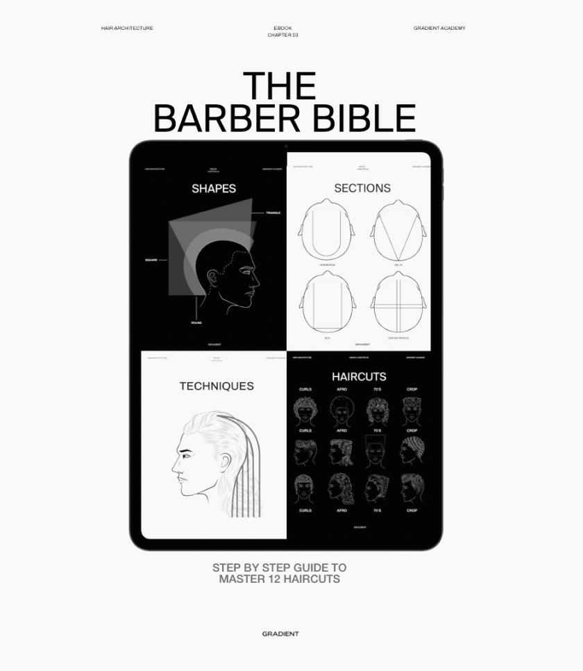 Barber e-book tablet preview