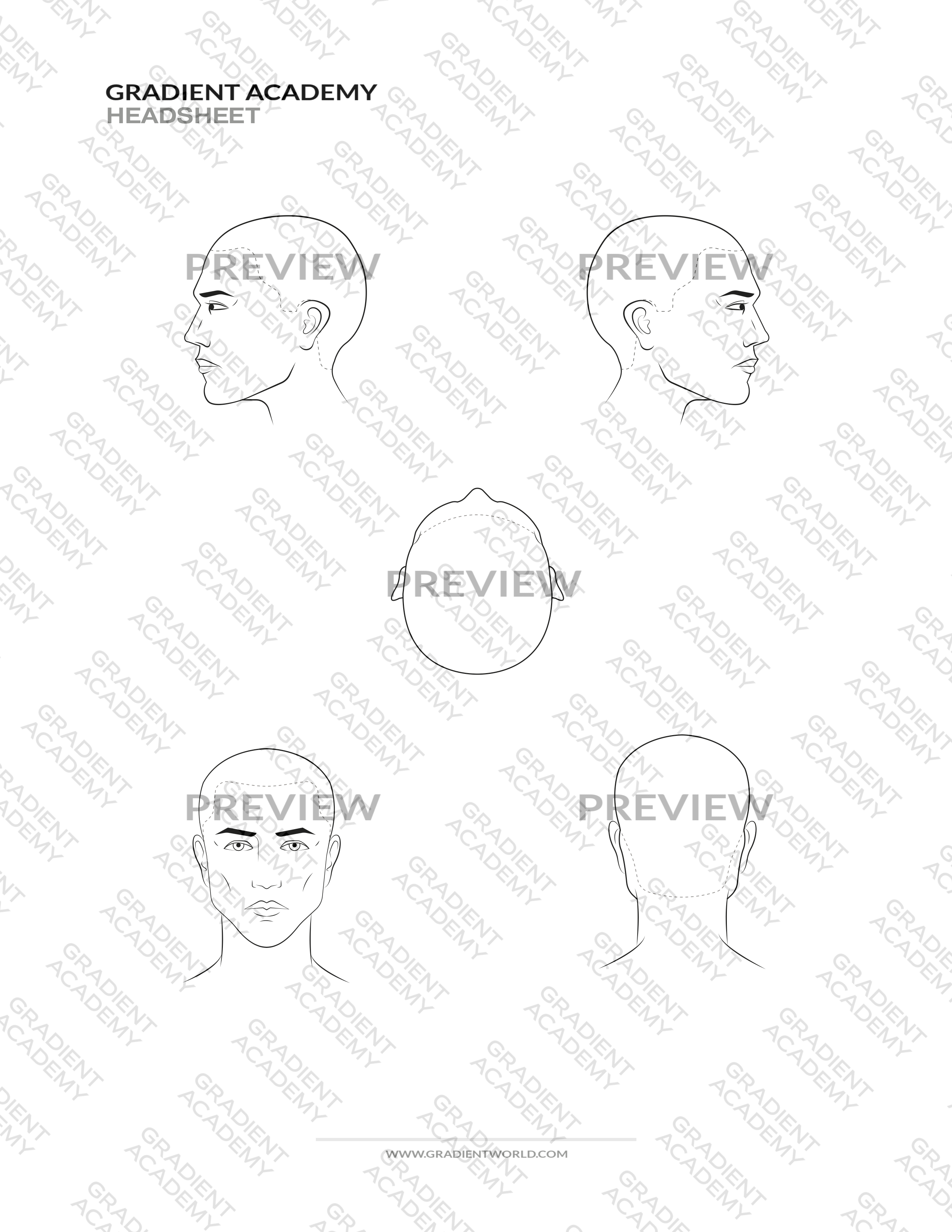GRADIENT ACADEMY HEADSHEETS